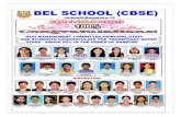 BEL SCHOOL (CBSE) - beledu.org · BEL SCHOOL (CBSE “charity begins at home” –Akshaya Patra foundation Teachers and students have volunteered the donations. These donations will