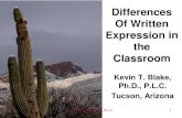 Disorder of Written Expression in the Classroom · Disorder of Written Expression “Many students with learning disabilities have significant problems in the acquisition and use