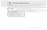 9 Credit Applications - NACMweb.nacm.org/pdfs/educ_presentations/Principles_Ch9_v3.pdfChapter 9 | Credit Applications 9-3 A well-devised credit application is structured to assist