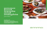 emma food trends and insights...June 2015 emma food trends and insights PLATE UP! Australians’ quest for authentic, conscientious and shareable food experiences reveals distinct