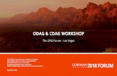 ODAG & CDAG WORKSHOP - Gorman Health Group€¦ · SALES, MARKETING & STRATEGY Driving profitable growth and member retention through strategic marketing, sales, and product development