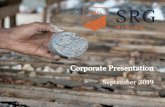 SRG Corporate Presentation - September 2019srggraphite.com/pdf/SRG_Corporate_Presentation... · found in SRG’sMD&A for the period ended June, 2019. These forward-looking statements