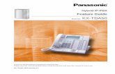 Model No. · Panasonic dealer for more information. • Every system programming setting can be accessed using a PC and the Panasonic KX-TDA50 Maintenance Console software (→ 2.3.1