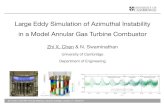 Large Eddy Simulation of Azimuthal Instability in a Model ...Zhi Chen | UKCTRF Annual Meeting, Imperial College, London | 11.09.2019 2 /21 Outline • Background – thermoacoustic