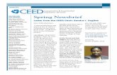 Spring Newsbriefceed.asee.org/themes/danland/files/Sept2017_CEED_Newsletter.pdfpitch their papers in a short presentation, followed by discussion of their work in greater detail with