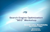 Search Engine Optimization SEO Workshop - PR News Search Engine Optimization â€œSEOâ€‌ Workshop. Danielle