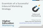 Essentials of a Successful Inbound Marketing Strategy€¦ · rather than overt self-promotion/selling ... • 5 Essentials of a Successful Inbound Marketing Strategy • Inbound