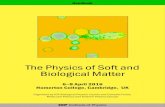 The Physics of Soft and Biological Matter€¦ · Railway Station – Homerton College The Physics of Soft and Biological Matter 5. Train/Bus/Walking From Cambridge station you can