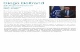 CV Diego - Inglés · Diego Beltrand IOM Regional Director for South America (2012 - to date) Born in Montevideo, Uruguay in 1963, he is a pro-fessional in Law with the degree of