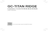 GC-TITAN RIDGE · 2019-03-29 · 支援作業系統 支援Windows 10 (64-bit) RS3(含)以上版本 可相容主機板 請至技嘉網站查詢有關支援的主機板列表 產品規格