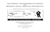 Surveillance and Response Procedures for …Surveillance and Response Procedures for Mosquito-borne Arbovirus Emergencies West Nile Virus Hot Line (Toll Free): 866-369-9710 Illinois