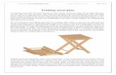 Ordinari folding stool - Craftsmanspace · 2019-10-31 · Project from Project: Folding stool plan Page 2 of 19 To make this folding stool you can use many types of wood. You should