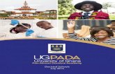 UNIVERSITY OF GHANA€¦ · University of Ghana to become a hub for an African regional doctoral training, drawing on its Diasporan partnerships to enhance its PhD programmes, thereby