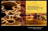 Emerging Contaminants Expertise - Geosyntec Consultants 2018...Emerging Contaminants Expertise ... Regulatory Advocacy Our scientific credibility, decades of positive relationships