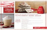 Peppermint Bark Intro Sheet1 - Barista Pro Shop · Peppermint Bark is a timeless holiday favorite featuring a delectable medley of white chocolate, dark chocolate and classic candy
