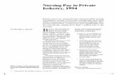 Nursing Pay in Private Industry, 1994 - Bureau of Labor ...Title: Nursing Pay in Private Industry, 1994 Author: Michael A. Miller Created Date: 0-01-01T00:00:00Z