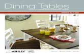 Dining Tables...DINING GROUPS DINING GROUPS 5 ©2016 Ashley Furniture Industries Inc. D293-223 Stuman Rectangular Counter Height Table & 4 Bar Stools 36”W x 48”D x 36”H D384-325