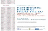 Dear participant, - emnconference.sk...2 Dear participant, We are delighted to welcome you in Bratislava at the European Migration Network (EMN) Conference on Rethinking Returns from
