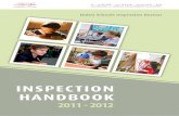 INspectIoN HaNdbook - WordPress.com · Inspection Handbook 2011 - 2012 7 2.4 code of conduct for inspectors Inspectors must not only arrive at fair and accurate judgements about schools,