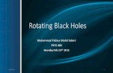 Rotating Black Holes - University of Washingtonfaculty.washington.edu/goussiou/486_W15/Soberi_BlackHole.pdf · Rotating Black Holes Muhammad Firdaus Mohd Soberi PHYS 486 Monday Feb