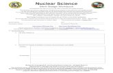Nuclear Science - U.S. Scouting Service Project · Nuclear Science Scout's Name: _____ Nuclear Science - Merit Badge Workbook Page. 10 of 16 Discuss the steps taken for the long-term