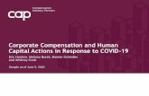 Corporate Compensation and Human Capital Actions in Response … · 2020-06-08 · Compensation Advisory Partners (CAP) is tracking COVID-19 actions for the S&P 500 (500 largest U.S.