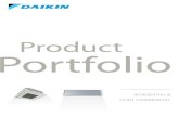 Product Portfolio - Daikin€¦ · Portfolio Product. Residential 2 Type Model Product name 40 50 52 68 80 90 100 4HP 125 5HP 150 6HP Air Cooled Multi heat pump 3MXS-E A++/A+ (1)