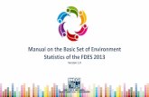 Manual on the Basic Set of Environment Statistics of the FDES 2013 · 2018-05-23 · • Soil salinization is a function of the amount of water-soluble salts in the soil, so it is