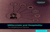 Millennials and Hospitality - Postec · 2016-11-01 · how millennials want to use technology, Oracle Hospitality commissioned Millennials and Hospitality: The Redefinition of Service.