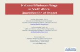 National Minimum Wage in South Africa: Quantification of ...nationalminimumwage.co.za/wp-content/uploads/2016/02/Asghar-Ad… · Government Final Consumption (GFC) Expenditure: GFC