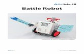 004 BattleRobot E - و ھه¼ڈن¼ڑç¤¾م‚¢مƒ¼مƒ†مƒƒم‚¯ P13 Servomotor Touch Sensor P0 LED P16 P14 M1 Servomotor
