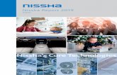 Nissha Report 2019 (P1-3) · Nissha Report 2019 presents the companyʼs initiatives for sus-tainable corporate growth to our shareholders, investors, and other stakeholders. This