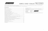 XRS EID Stick Reader User Manual - Tru-Test …...1 This user manual provides comprehensive instructions for setting up and using an XRS EID Stick Reader (the stick reader). For more