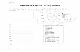 Midwest Region Study Guide - Central Dauphin Midwest Region Study Guide Practice labeling the states