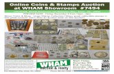 Online Coins & Stamps Auction at WHAM Showroom #7494whamauctions.com/uploaded_files/pdf/738cae34-394a-e874-2d97-07… · STAMP ALBUM U.s. 20th CENTURY TYPE corvs SO 01/00 00 Certificate