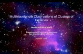 Multiwavelength Observations of Clusters of Galaxies · Multiwavelength Observations of Clusters of Galaxies Andisheh Mahdavi Department of Physics and Astronomy San Francisco State