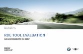 RDE TOOL EVALUATION - Europa · RDE TOOL EVALUATION AVERAGE NOX-EMISSIONS COMPARED TO 50% AND 90% PERCENTILE Ø real emissions weighted 90% CLEAR Tool 50% windows EMROAD window EMROAD