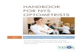 Handbook for NYS Optometrists - MemberClicks · Handbook for NYS Optometrists Page 5 of patients with glaucoma and ocular hypertension, not fewer than twenty-five hours of such training