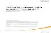 288pin Registered DIMM based on 16Gb M-die · Registered DIMM datasheet DDR4 SDRAM Rev. 1.0 4. Registered DIMM PIN CONFIGURATIONS (FRONT SIDE/BACK SIDE) NOTE : 1) VPP is 2.5V DC.