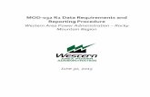 MOD-032 R1 Data Requirements and Reporting Procedure · MOD-032 R1 Data Requirements and Reporting Procedure Western Area Power Administration – Rocky Mountain Region . June 30,