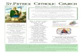 Week of May 5 / Semana del 5 de Mayo · 5/5/2019  · Week of May 5 / Semana del 5 de Mayo Parish Mission Statement: St. Patrick’s Church is a Catholic, multicultural parish within