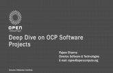 Deep Dive on OCP Software Projectsopencomputejapan.org/wp-content/uploads/2019/07/02... · Deep Dive on OCP Software Projects Rajeev Sharma Director, Software & Technologies E-mail: