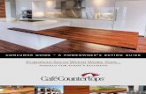 European Solid Wood Work Tops… - Cafe Countertopscafecountertops.com/wp-content/uploads/2018/05/... · A: Hot items such as pots, coffee makers, slow cookers and teapots, won’t