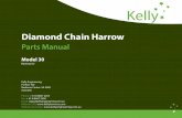 Diamond Chain Harrow - Kelly Engineering · 6 0800-212.1 B Cylinder Safety Stop 1 7 0801-10-06 A Tow Hitch Pivot Pin 1 8 0810-08 D-0 Draw Bar Frame 1 9 0810-09A B Tow Hitch Assembly