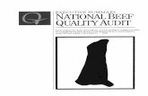 EXECUTIVE SUMMARY NATIONAL BEEF QUAilTIAUDITexecutive summary national beef quailti audit published by the national cattlemen's association in coordination with colorado state university