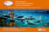 Western Orthopaedic Association · 2019-07-24 · Dear Colleagues, Welcome to the 83rd Annual Meeting of the Western Orthopaedic Association in beautiful Monterey, CA! The entire