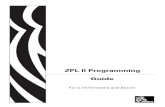 ZPL II Programming - Zebra Technologies5/30/06 ZPL II Programming Guide 13979L-002 Rev. A Contents Contents ...
