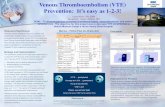 Venous Thromboembolism (VTE) · Detroit Medical Center’s Huron Valley-Sinai Hospital. Metrics – PDCA (Plan-Do-Check-Act) The authors of this poster presentation, Laura Kern and