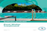 Qualification Specification - STA.co.uk · Pool Water Treatment Qualification Specification V11 STA 21 To provide candidates with the knowledge and skills to competently test water