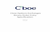 Cboe Options Exchanges Binary Order Entry …cdn.batstrading.com/resources/membership/US_Options_BOE...Cboe Options Exchanges do not support a closing auction, but do support e xtended
